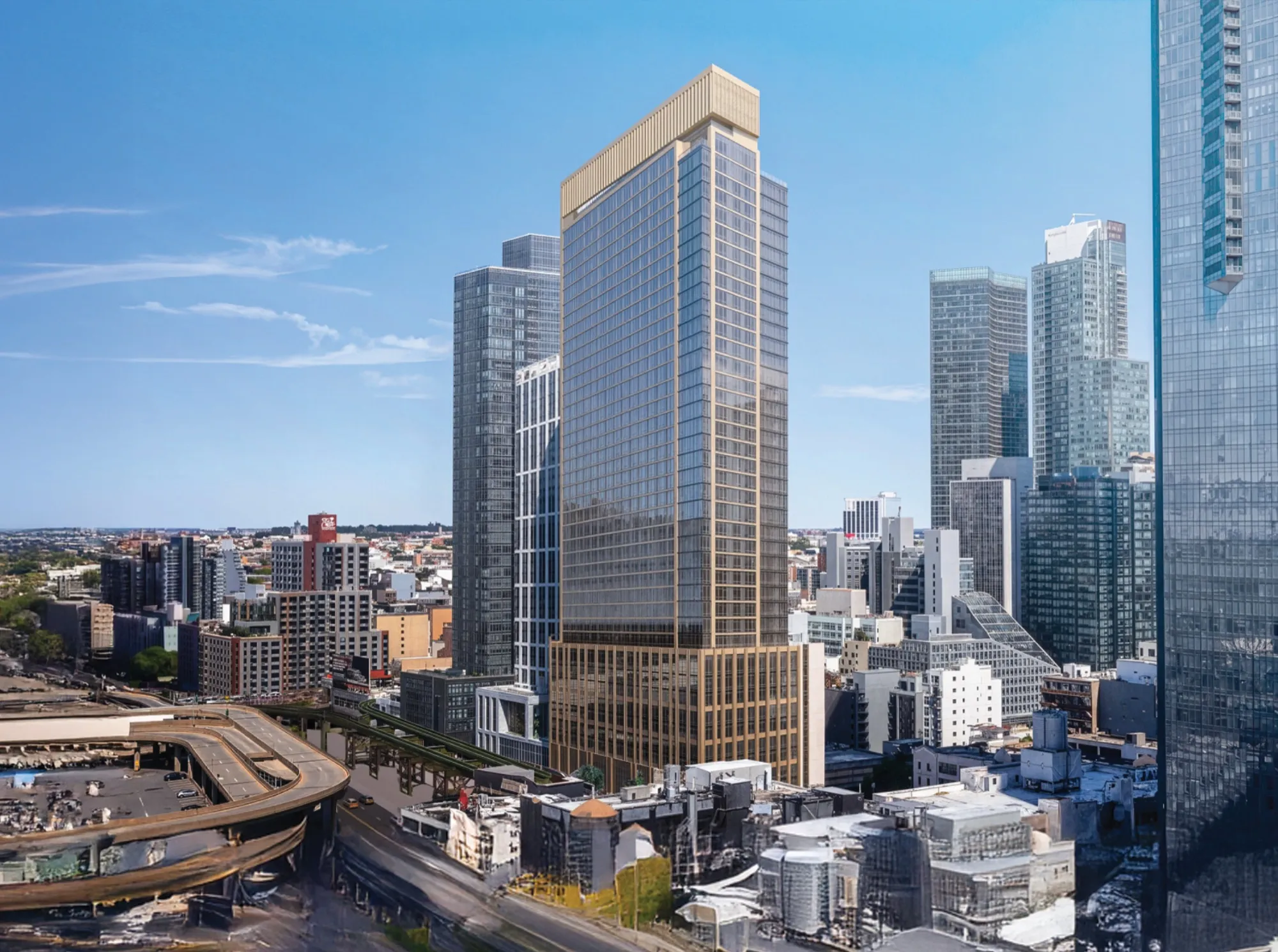 ARCFE Group 22 Skyline Tower II 位于长岛市的外观效果图