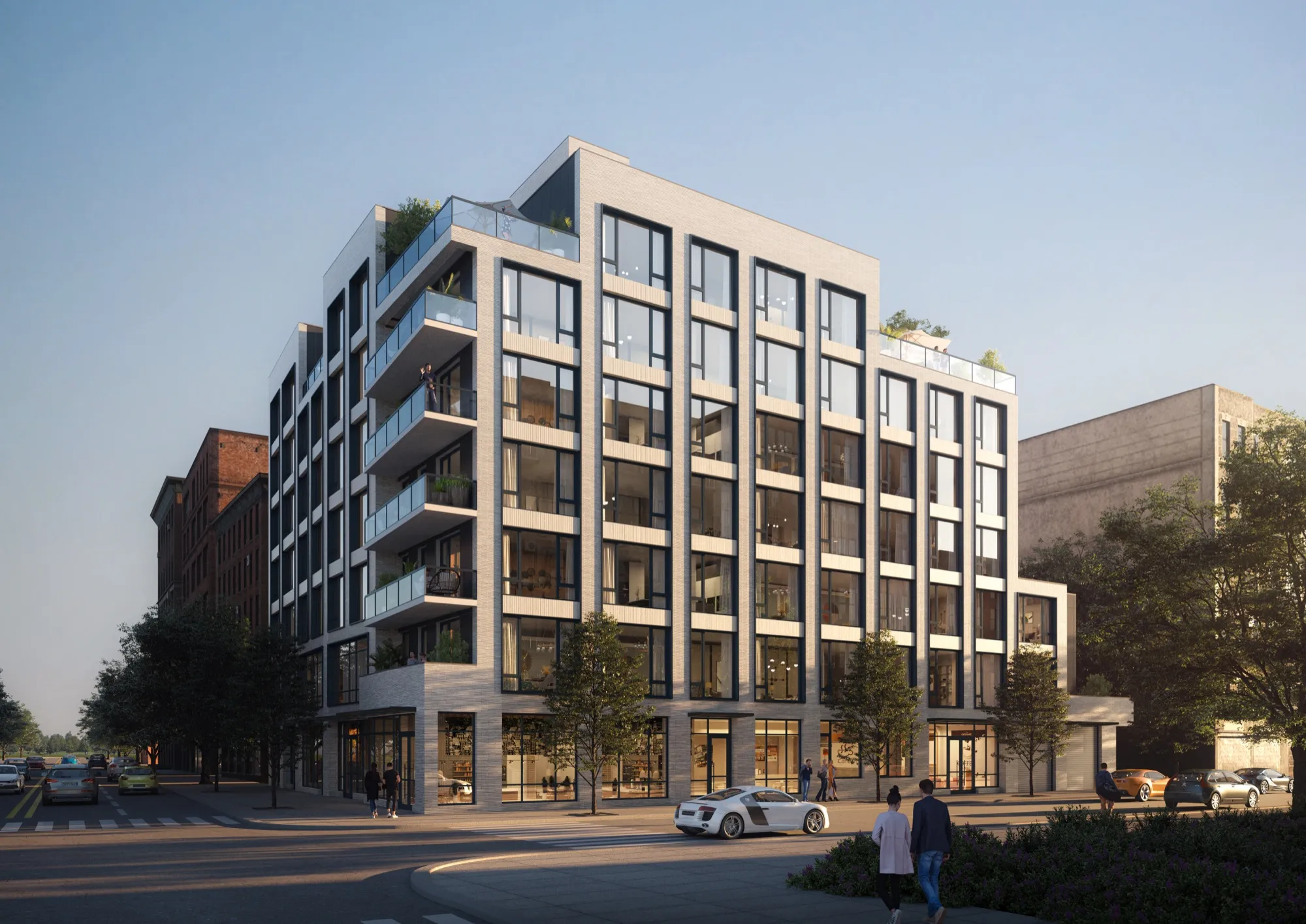 38th Ave & Thomson — construction progress