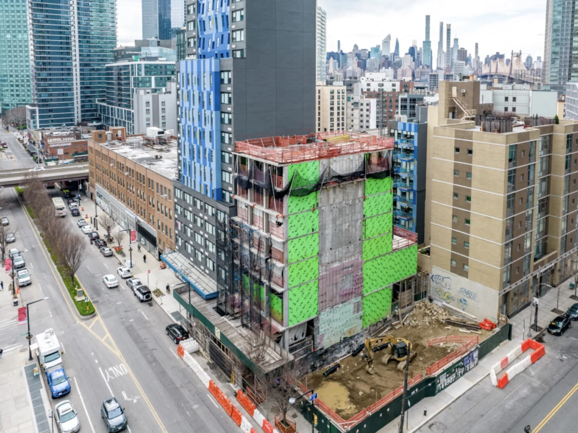Broadway/Jackson — construction progress