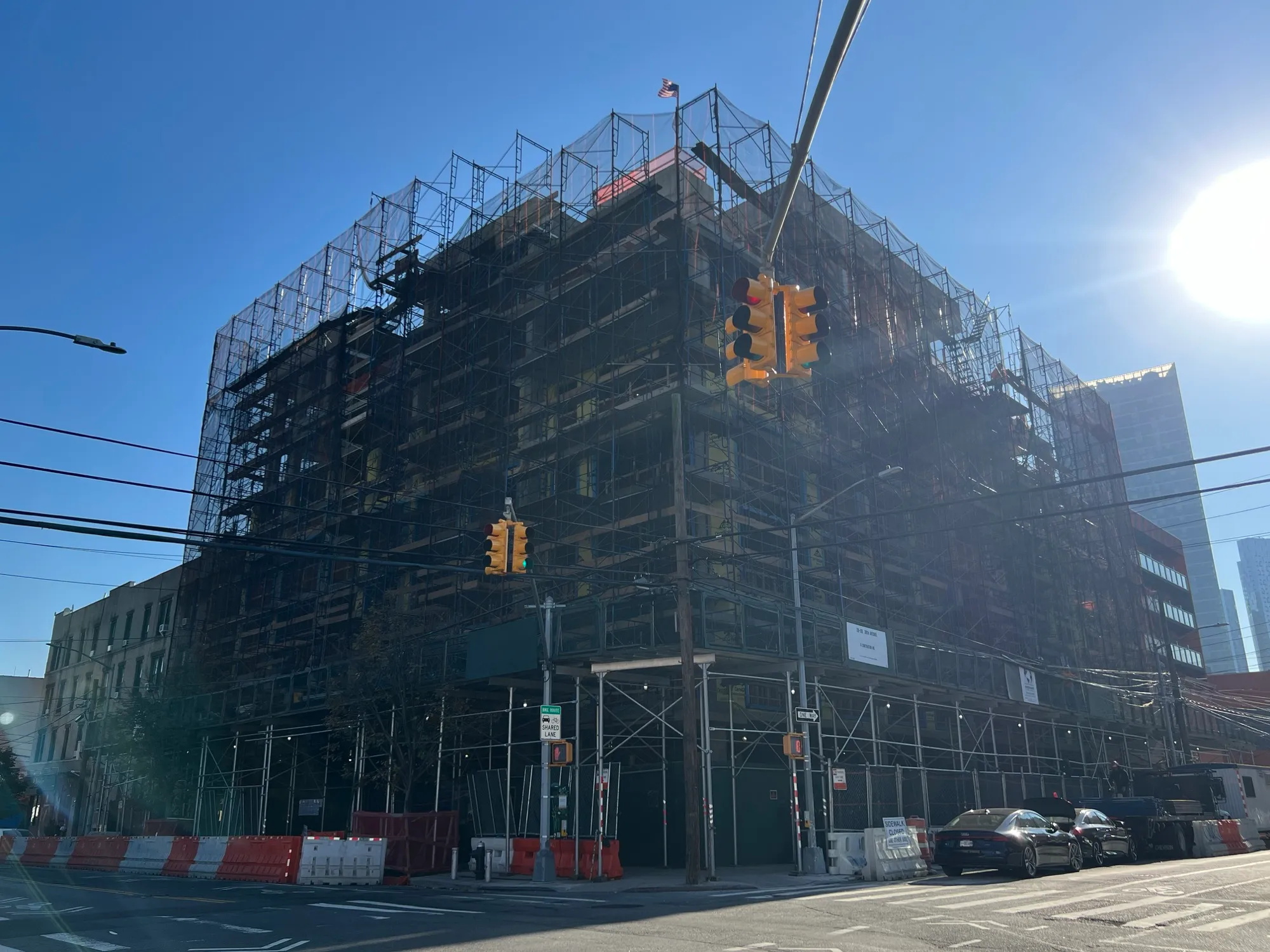 38th Ave & Thomson — construction progress