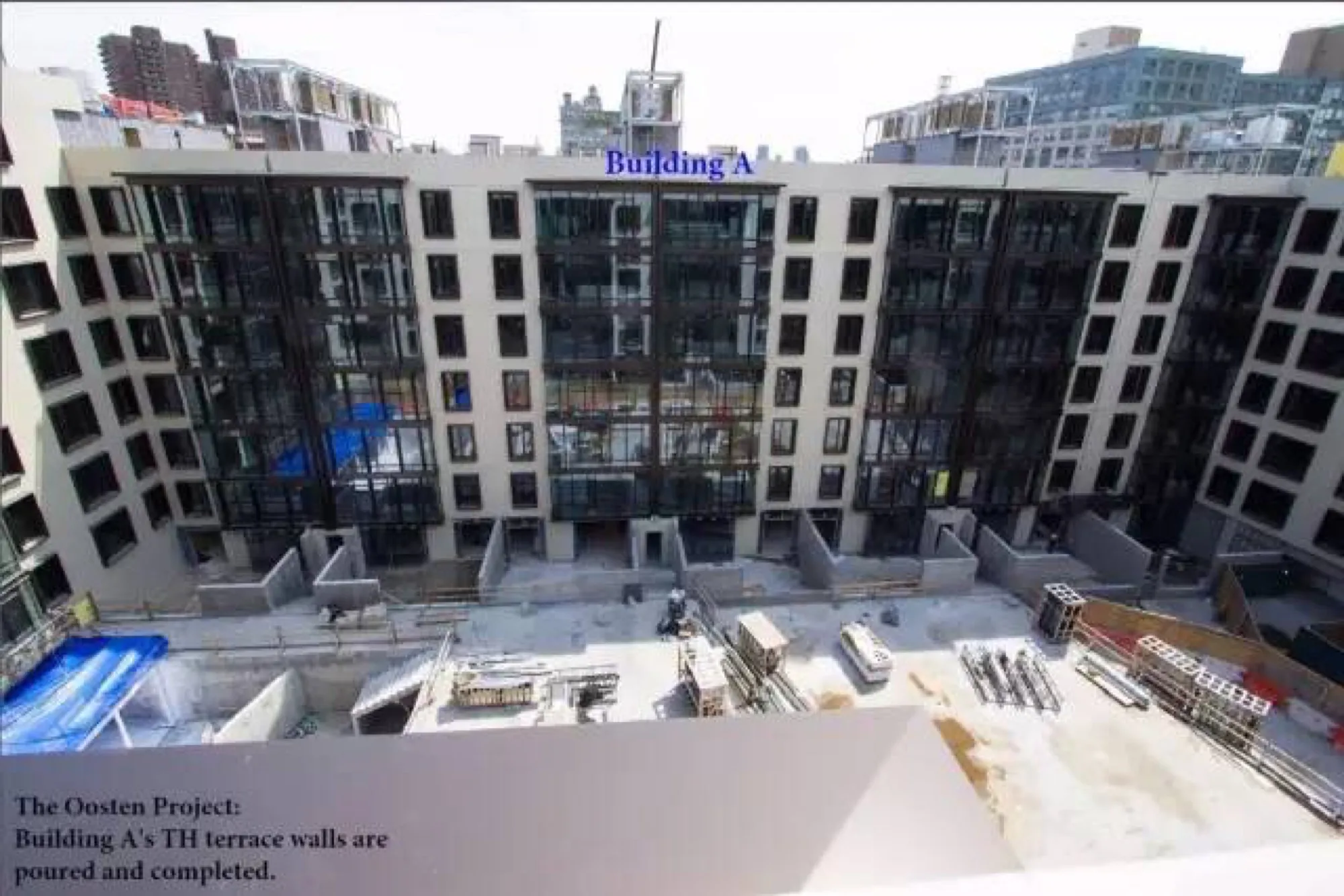 Oosten Condo — construction progress