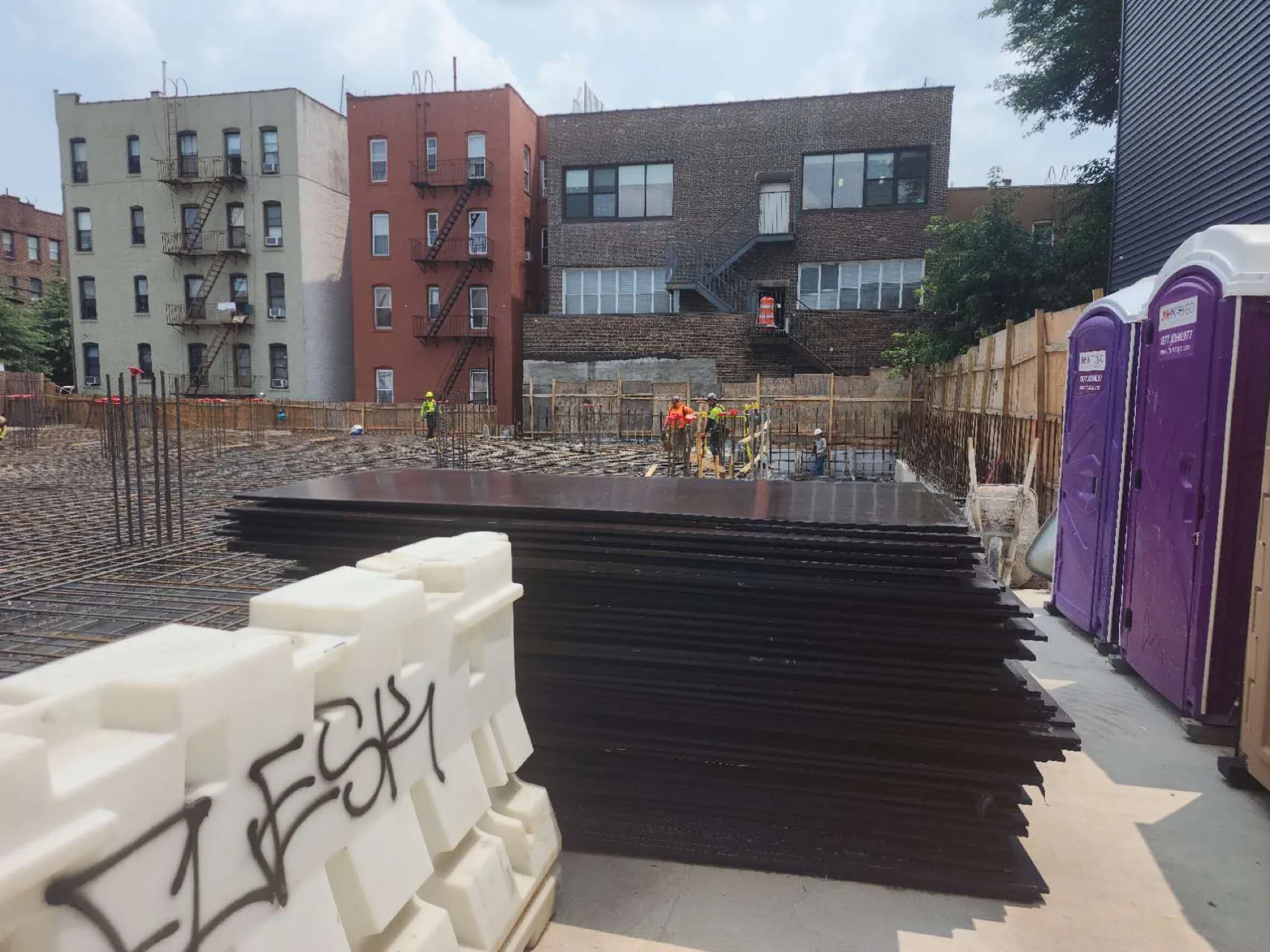 38th Ave & Thomson — construction progress