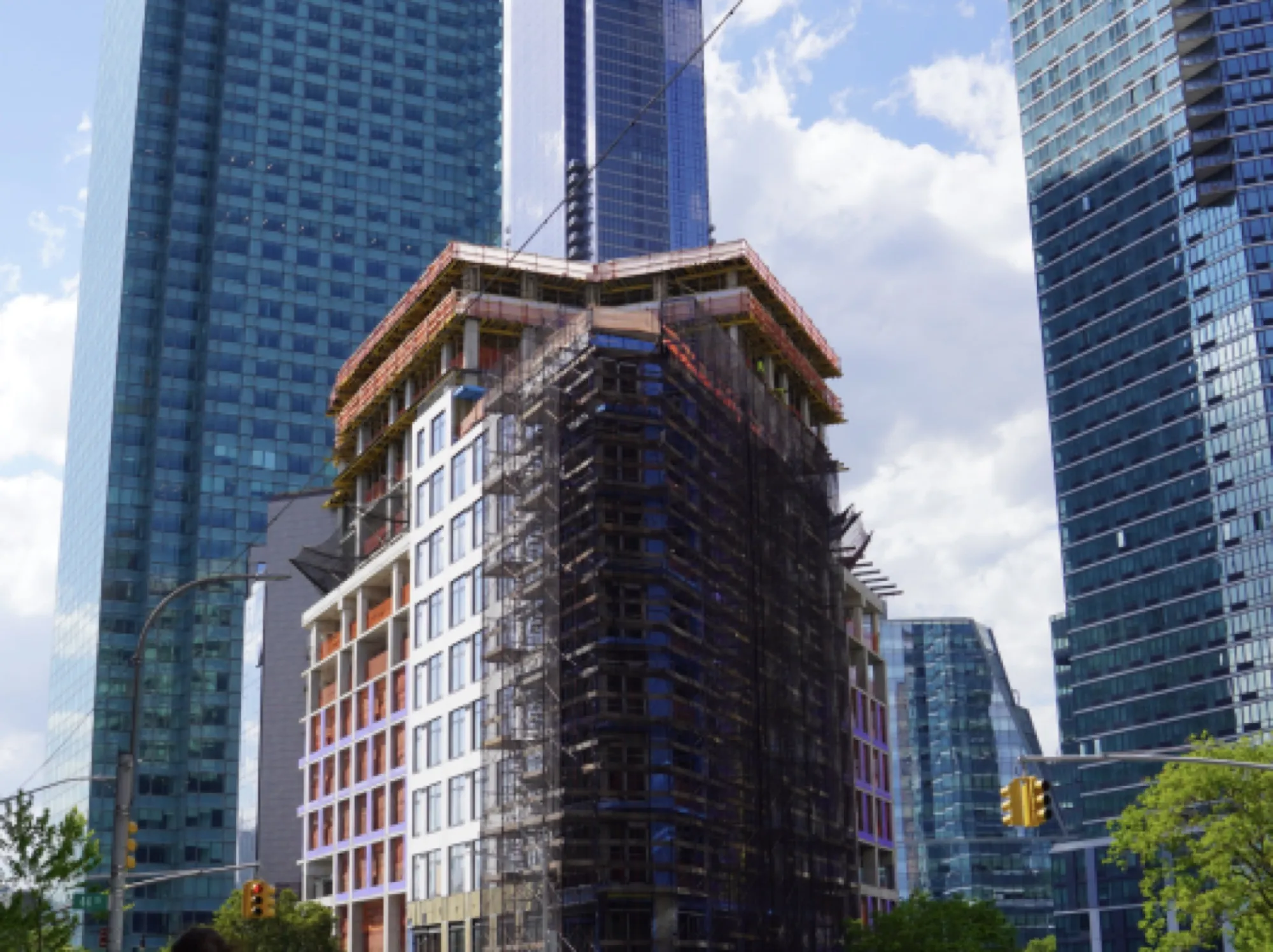 38th Ave & Thomson — construction progress
