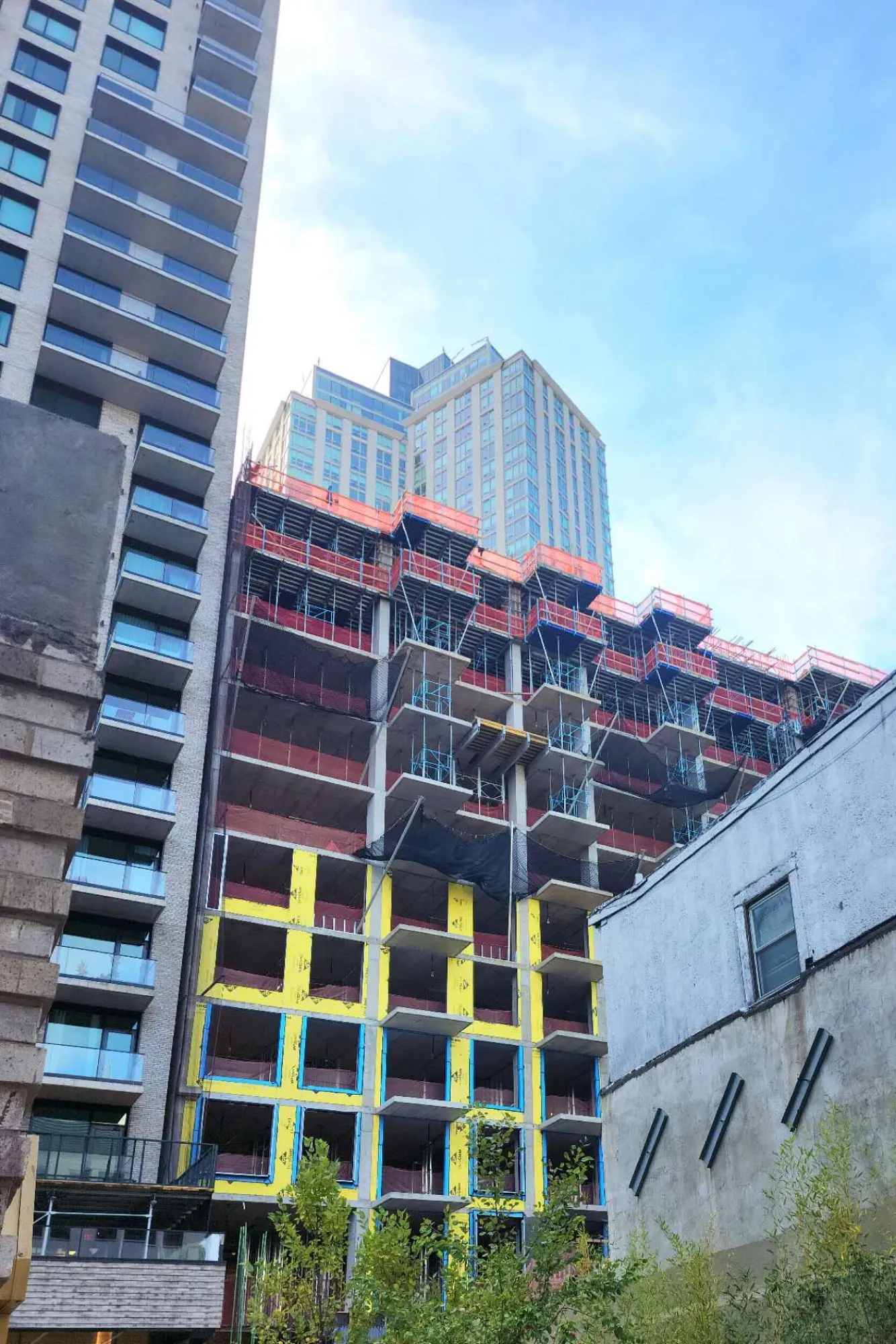 Davis/Union — tiến độ xây dựng